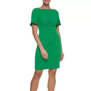 DKNY Vibrant Green Midi Dress